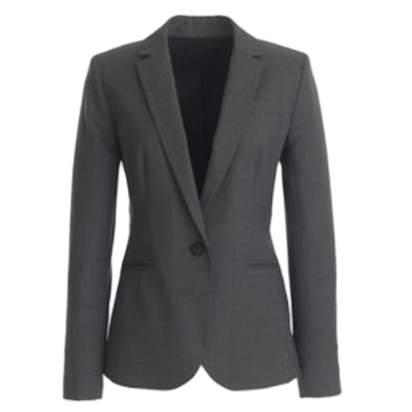 J. Crew 1035 Campbell Blazer In Super 120s Wool Tall - Picture 2 of 8